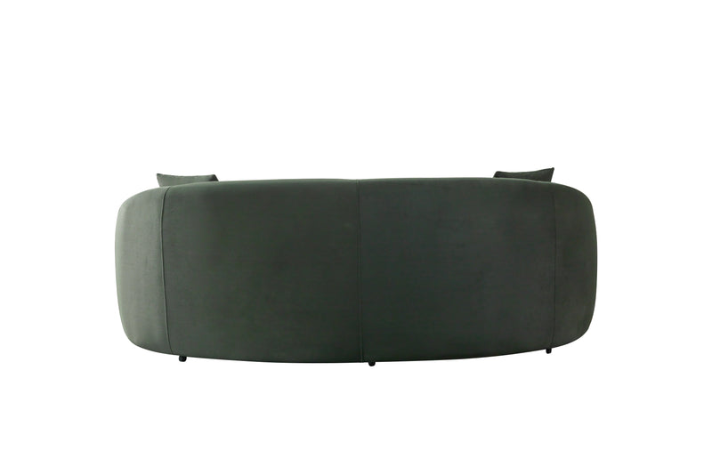 Bonita Green Velvet Loveseat 81" - BONITAGREENVL-L