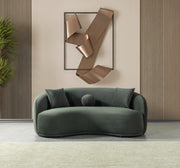 Bonita Green 81" Velvet Loveseat from Nova Furniture - DMV Furniture
