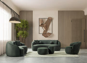 Bonita Green Velvet Loveseat 81" - BONITAGREENVL-L