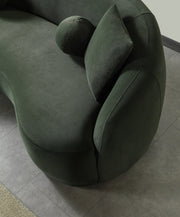 Bonita Green 81" Velvet Loveseat from Nova Furniture - DMV Furniture
