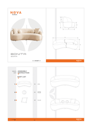 Bonita Green Velvet Sofa 91" - BONITAGREENVL-S