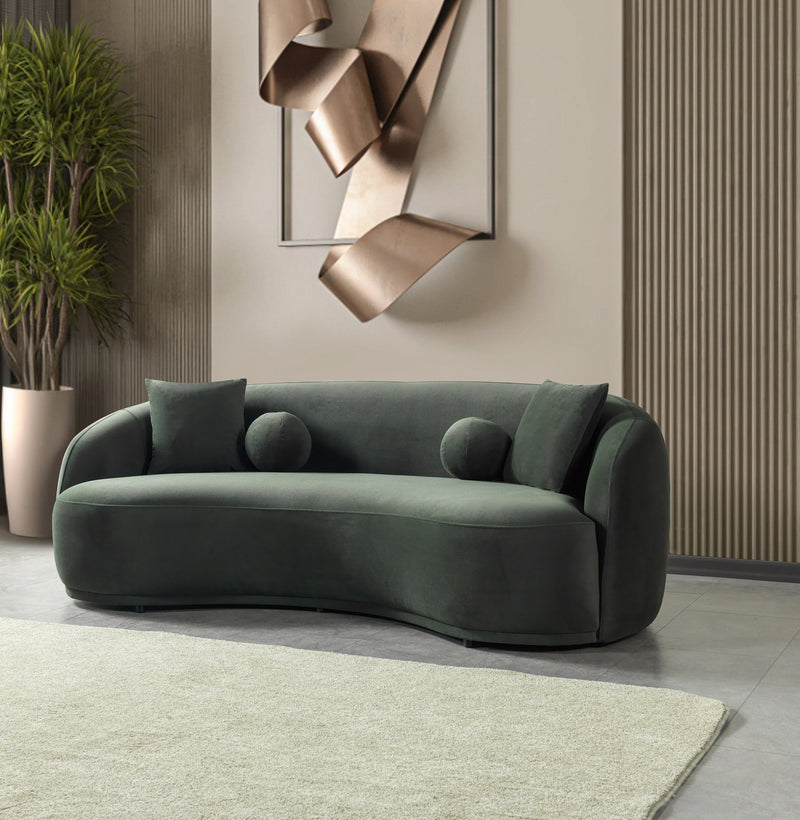 Bonita Green 91" Velvet Sofa from Nova Furniture - DMV Furniture