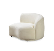 Bonita Ivory Boucle 3 - Piece Curved Sectional - DMV FurnitureSectional
