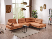 Bonita Sectional Sofa in Orange - 200-ELIF-BON-A501-S