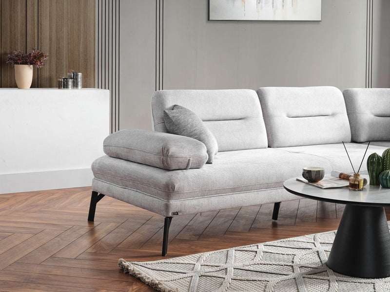 Bonita Sectional Sofa in Orange - 200-ELIF-BON-A501-S