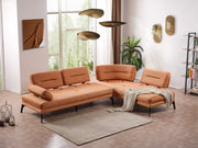 Bonita Sectional Sofa in Orange - 200-ELIF-BON-A501-S