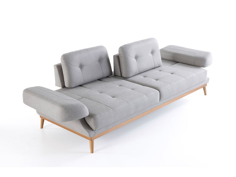 Boss 4-pieces (2 Sofa & 2 Chair) Livingroom in Light Grey - Anthracite - 200-ZEN-BOS-LGRE-ANT-3311