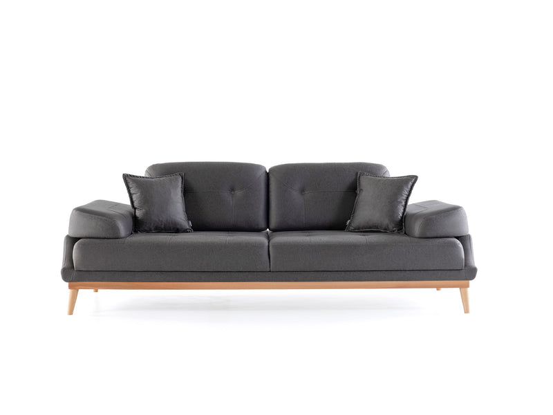 Boss Convertible Sofa in Anthracite - 200-ZEN-BOS-ANT-3
