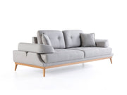 Boss Convertible Sofa in Light Grey - 200-ZEN-BOS-LGRE-3