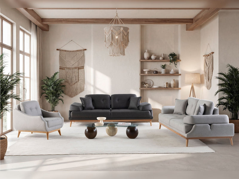 Boss Convertible Sofa in Light Grey - 200-ZEN-BOS-LGRE-3