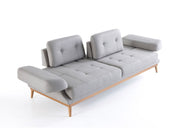 Boss Convertible Sofa in Light Grey - 200-ZEN-BOS-LGRE-3