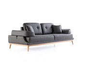 Boss Convertible Sofa in Light Grey - 200-ZEN-BOS-LGRE-3
