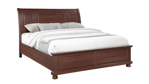 Boston Queen Bed Walnut - Boston Queen Bed Walnut