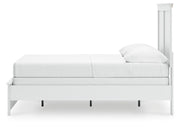 Bostwick Shoals Full Panel Bed, Dresser, Mirror and 2 Nightstands in White - PKG021564