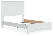 Bostwick Shoals Full Panel Bed with Dresser and Nightstand in White from Ashley - DMV Furniture
