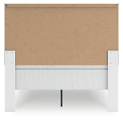 Bostwick Shoals Full Panel Bed with Dresser and Nightstand in White from Ashley - DMV Furniture
