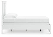 Bostwick Shoals White Full Panel Bed, Dresser and Mirror - B139B48