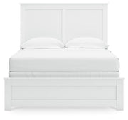 Bostwick Shoals White Full Panel Bed, Dresser, Mirror, Chest, and 2 Nightstands - B139B62