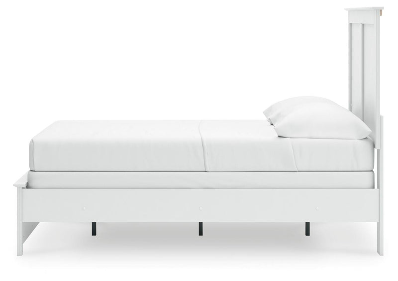 Bostwick Shoals White Full Panel Bed, Dresser, Mirror, Chest, and Nightstand - B139B61