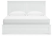 Bostwick Shoals White King Panel Bed and Chest - B139B63