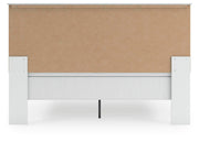 Bostwick Shoals White King Panel Bed, Dresser, Mirror and 2 Nightstands - B139B52