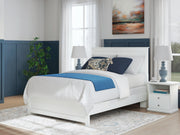 Bostwick Shoals White Queen Panel Bed, Cheat and Nightstand - B139B68