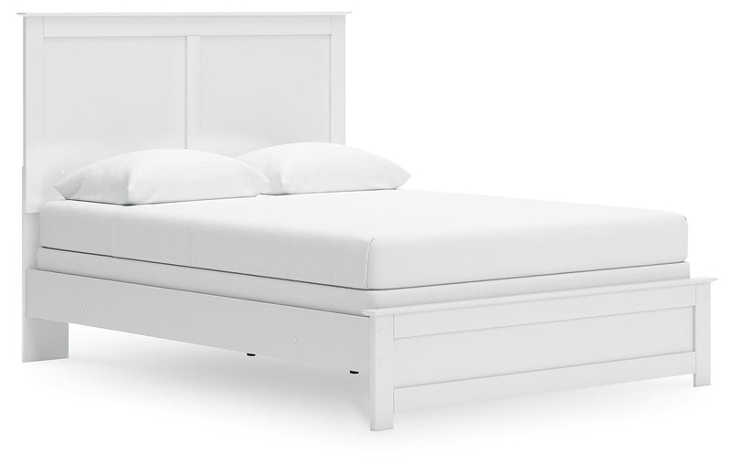 Bostwick Shoals White Queen Panel Bed, Cheat and Nightstand - B139B68