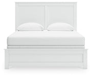 Bostwick Shoals White Queen Panel Bed, Chest and 2 Nightstands - B139B59
