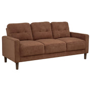 Bowen II 2-piece Fabric Upholstered Track Arm Sofa Set Rust - 509971-S2