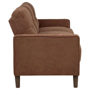 Bowen II 2-piece Fabric Upholstered Track Arm Sofa Set Rust - 509971-S2