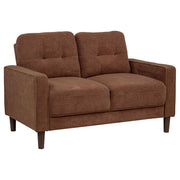 Bowen II 2-piece Fabric Upholstered Track Arm Sofa Set Rust - 509971-S2