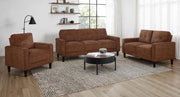 Bowen II Fabric Upholstered Track Arm Sofa Rust - 509971