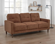 Bowen II Fabric Upholstered Track Arm Sofa Rust - 509971