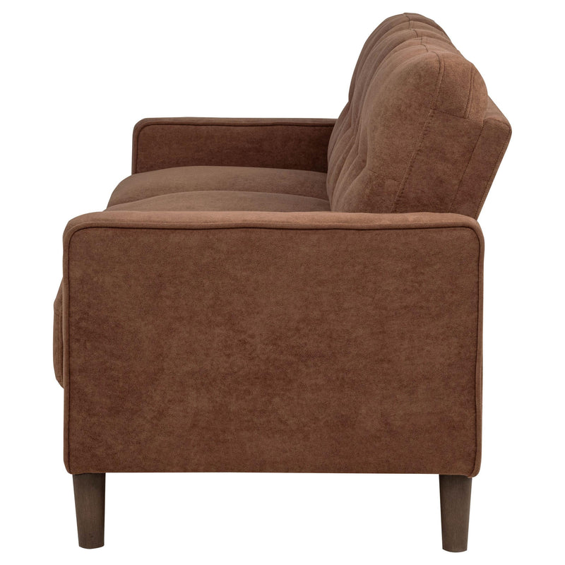 Bowen II Fabric Upholstered Track Arm Sofa Rust - 509971