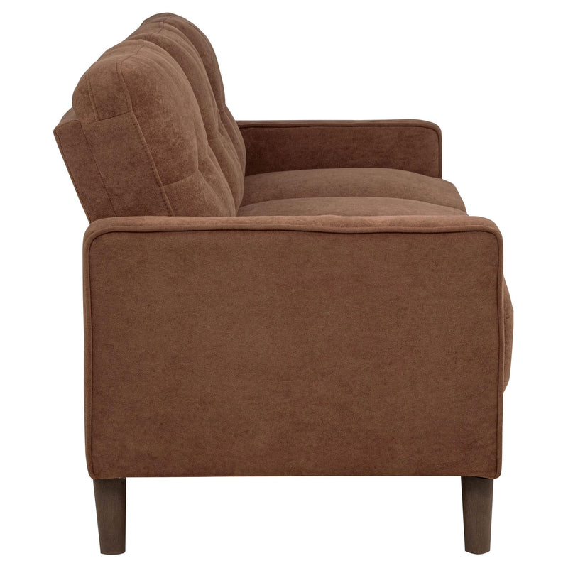 Bowen II Fabric Upholstered Track Arm Sofa Rust - 509971