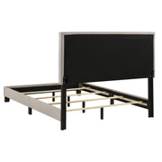 Boyd Upholstered Full Panel Bed Ivory - 350051F