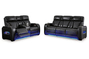 Boyington Black Power Reclining Living Room Set - DMV FurniturePower Reclining Living Room Set