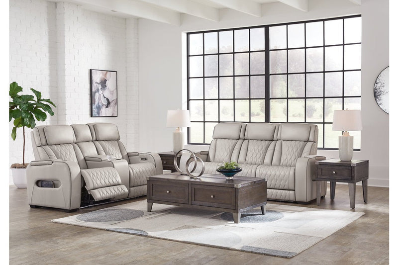 Boyington Gray Power Reclining Living Room Set - DMV FurniturePower Reclining Living Room Set