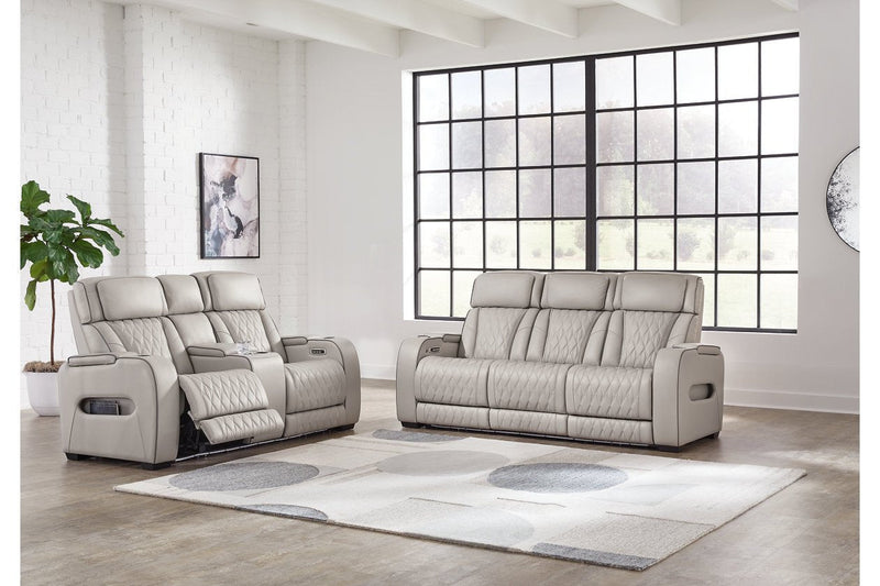 Boyington Power Reclining Sofa, Loveseat and Recliner - DMV FurniturePreSet