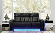 Boyington Sofa, Loveseat Recliner in Black - DMV FurniturePower Reclining Living Room Set