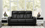 Boyington Sofa, Loveseat Recliner in Black - DMV FurniturePower Reclining Living Room Set