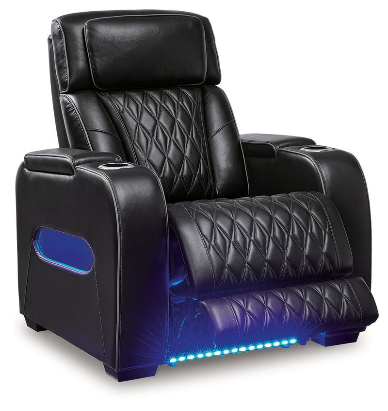 Boyington Sofa, Loveseat Recliner in Black - DMV FurniturePower Reclining Living Room Set