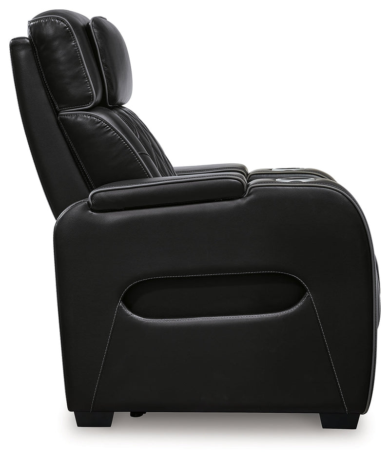 Boyington Sofa, Loveseat Recliner in Black - DMV FurniturePower Reclining Living Room Set