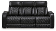 Boyington Sofa, Loveseat Recliner in Black - DMV FurniturePower Reclining Living Room Set