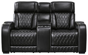 Boyington Sofa, Loveseat Recliner in Black - DMV FurniturePower Reclining Living Room Set
