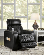 Boyington Sofa, Loveseat Recliner in Black - DMV FurniturePower Reclining Living Room Set
