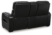 Boyington Sofa, Loveseat Recliner in Black - DMV FurniturePower Reclining Living Room Set