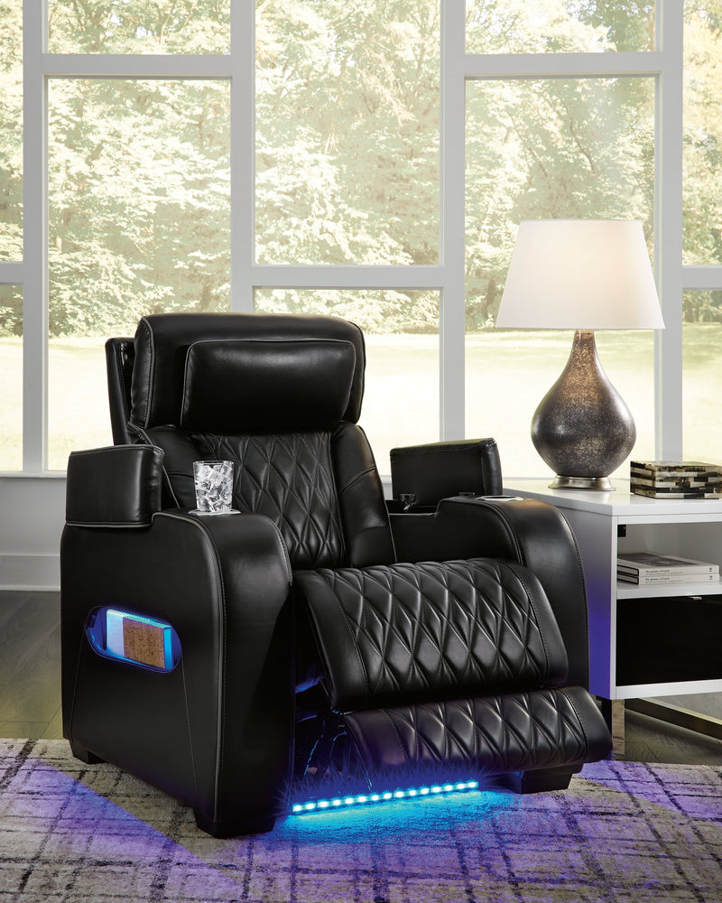 Boyington Sofa, Loveseat Recliner in Black - DMV FurniturePower Reclining Living Room Set