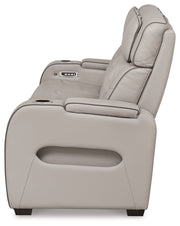 Boyington Sofa, Loveseat Recliner in Gray - DMV FurniturePower Reclining Living Room Set