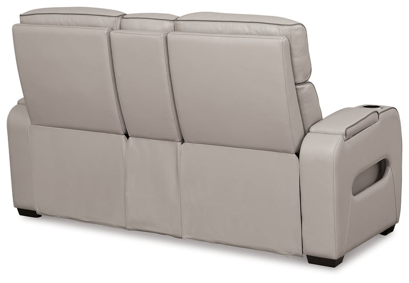 Boyington Sofa, Loveseat Recliner in Gray - DMV FurniturePower Reclining Living Room Set